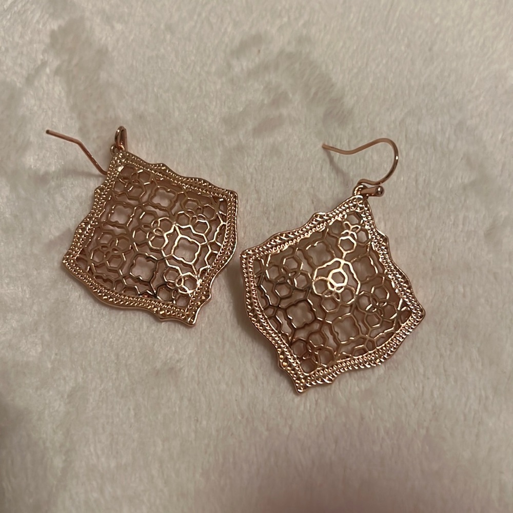 Kendra Scott Kirsten Rose Gold Earrings